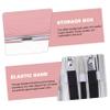 Beatifufu 7pcs Nail Clipper Set with Eyebrow and Stylish Pu Storage Case for Home Travel and Outdoor Use Grooming Tools for Fingernails and Toenails view 3
