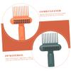 MERRYHAPY 2pcs Hair Brush Cleaner Rake Ergonomic Hair Comb Cleaning Tool for Easy Removal of Compact and Design for Salon and Home Use and Colors view 4