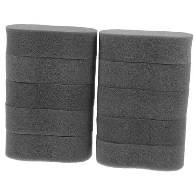10pcs Black Neck Duster Sponge Brush for Hair Clippings Cleanup