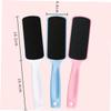 MERRYHAPY 1pcs Double-Sided Stainless Steel Foot File Sandpaper Exfoliator Black Stainless Steel Foot File White Blue for Smooth Skin and Callus Removal Salon view 3