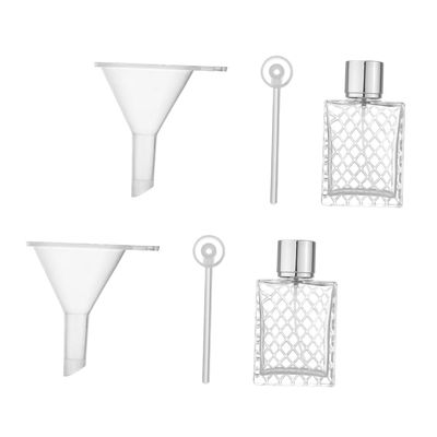 minkissy 1set Travel Perfume Bottles Funnels Perfume Dispensing Containers Refillable Travel Accessories Random Options for Daily Care Needs