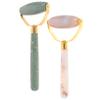 BIUDECO 2pcs Jade Rollers for Face Massage Smooth Massage Tool for Skin Care Body Roller with Gua Sha for Relaxation and Puffiness Relief for All Skin Types view 1