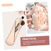 BIUDECO 1set Makeup Brush Storage Container Brush Holder Makeup Blender Case Organizer Portable Lightweight Cute Design for Easy Cleaning Travel view 2