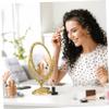 Gogogmee Vintage Compact Mirror Frame Double Sided Makeup Mirror for Home Decor Bedroom view 4