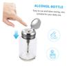 2pcs 100ml Glass Press Bottles for Liquid Dispensing view 4