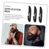 Beatifufu 4pcs Folding Beard Combs Hair Styling Tools Mustache Brush Pocket Combs for Men view 3