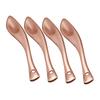 BIUDECO 4pcs Metal Eye Cream Applicator Spoons Reusable Cosmetics Spoon Tool for Facial Creams and Lotions Rose Gold Makeup Spatula for Easy Application and Sub Packaging view 1