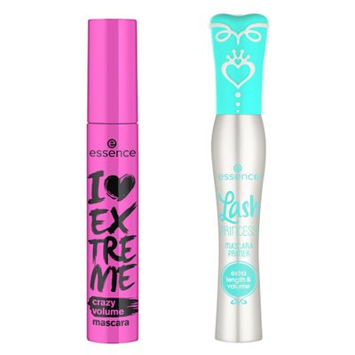 essence I Love Extreme Volume Mascara Crazy Volume & Lash Princess Mascara Primer Bundle