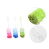 Ipetboom 3pcs Long Handle Bath Ball Scrubber Soft Foaming Bath Flower Tool for Exfoliating Skin and Back Cleaning for Home Shower Use Mixed Colors view 2