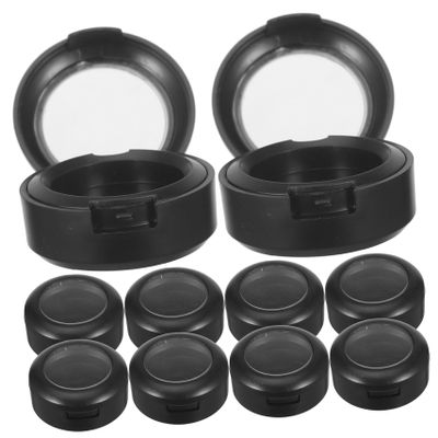 Beatifufu 10pcs Eyeshadow Case Magnetic Eyeshadow Organizer Makeup Container Compact Shadow Box Empty Palette