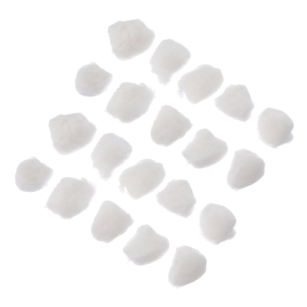 Ipetboom 12bags Non-Medical Cotton Balls for Cosmetic and Salon Use Ultra Absorbent Soft and Gentle for Makeup Removal Nail Care and Household Cleaning