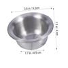 Beatifufu Shaving Stand with Bowl and Brush Holder for Safety Razor Fit for Men Durable and Elegant Design Silver Finish view 3