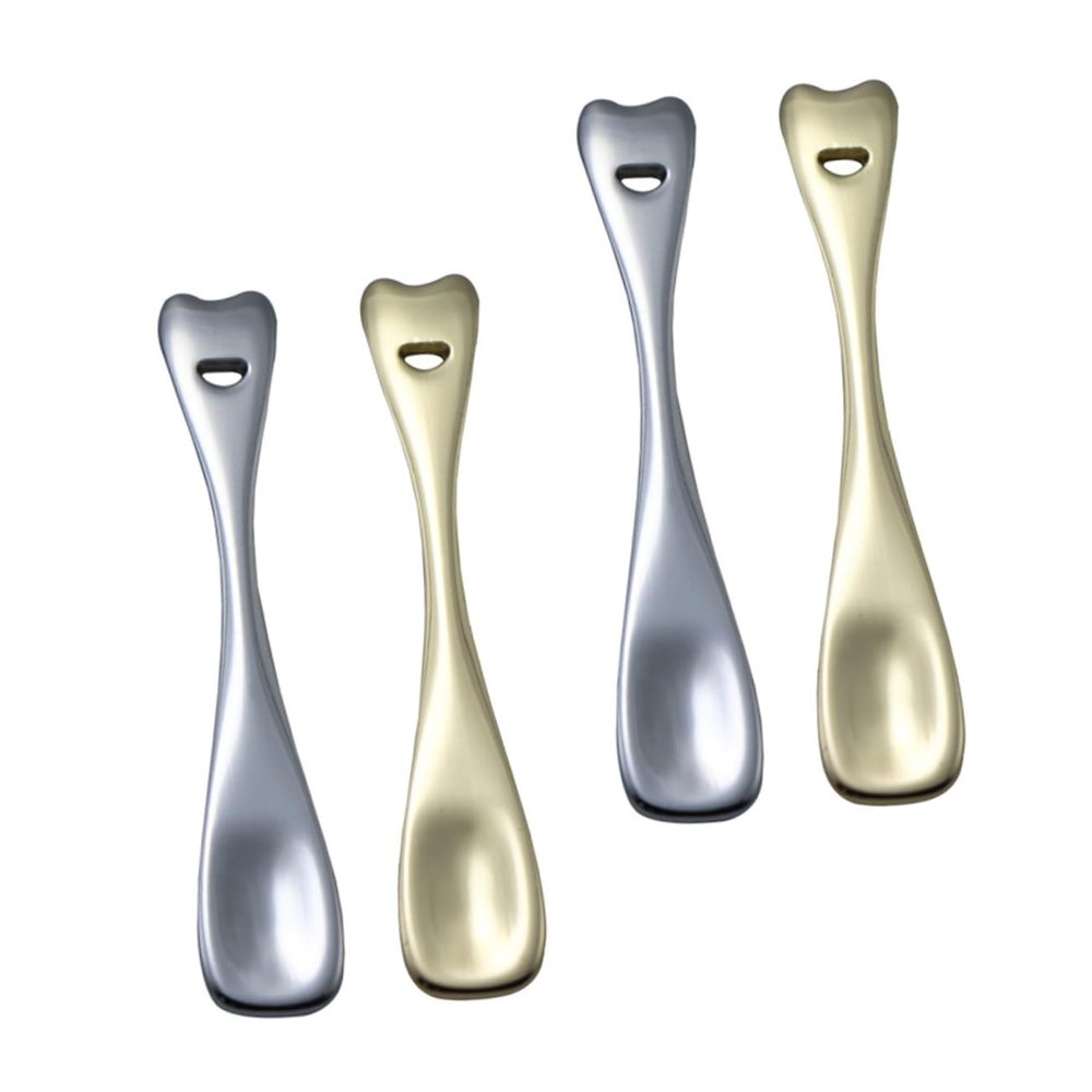 Beatifufu 4pcs Facial Scoop Tool Beauty Spoons for Moisturizer Makeup Mask for Home Salon