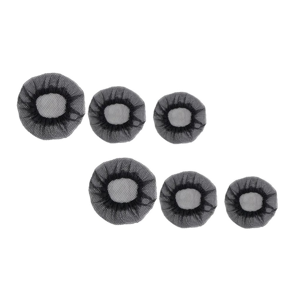 Beatifufu 6pcs Elastic Hair Nets for Women Comfortable Breathable for Dancers and Performers for Buns and Dance Hair Accessories