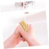 Beatifufu 2pcs Bamboo Fingernail Brush Double-sided Nail Brush for Cleaning Spa Hand Scrubber for Home Travel view 2