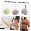Beatifufu 3pcs Bath Scrubbing Supple Skin Scrubber Bath for Body Cleaning Mixed Colors Bathing Accessories for Exfoliation and Daily Use view 2