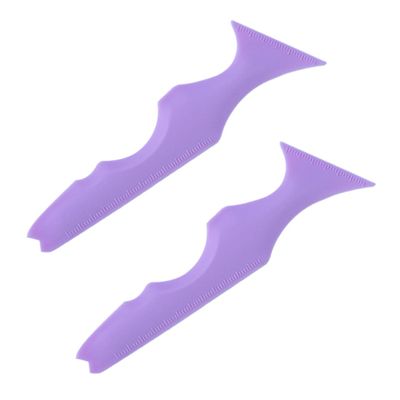 Beatifufu 2pcs Silicone Eyeliner Stencil Reusable Makeup Aid for Effortless Eye Liner Application Lightweight Skin-friendly Beauty Tool for Precise Eye Makeup Design