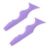 Beatifufu 2pcs Silicone Eyeliner Stencil Reusable Makeup Aid for Effortless Eye Liner Application Lightweight Skin-friendly Beauty Tool for Precise Eye Makeup Design view 1