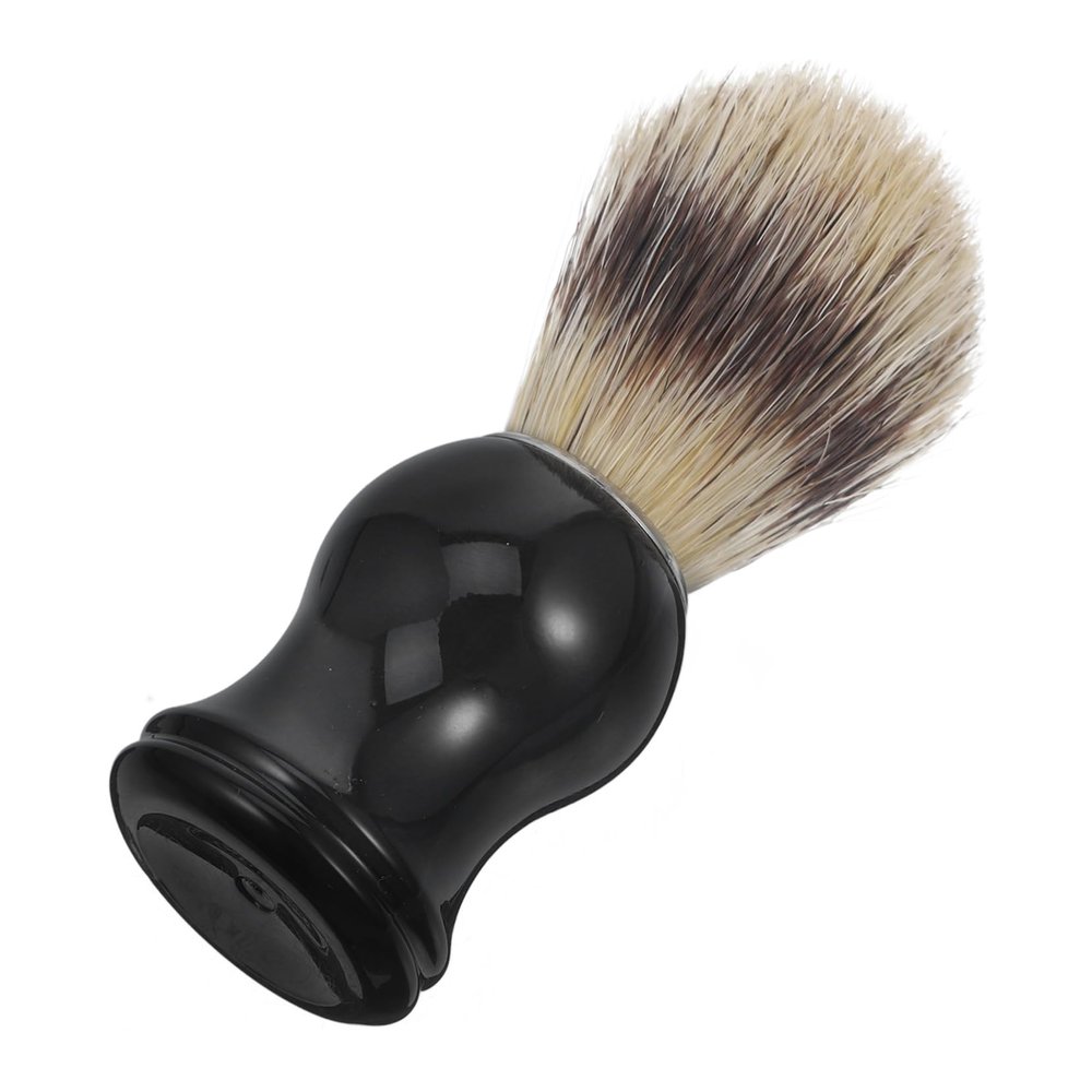 Beatifufu Beard Mustache Cleaning Grooming Shaving Tool Hair Brush for Wet Shaving Experience