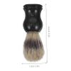 Beatifufu Beard Mustache Cleaning Grooming Shaving Tool Hair Brush for Wet Shaving Experience view 2