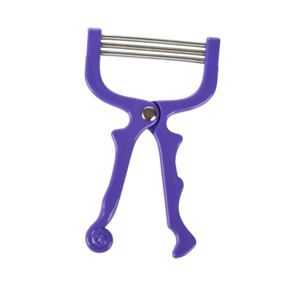 Beatifufu Portable Face Epilator Facial Hair Remover for Women Hair Removing Brush Spring