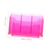 Beatifufu Acrylic Nail Brush Holder Makeup Organizer Multiple Compartments for Desk Storage and Stable Design for Nail Tools and Cosmetics for Home Use view 2