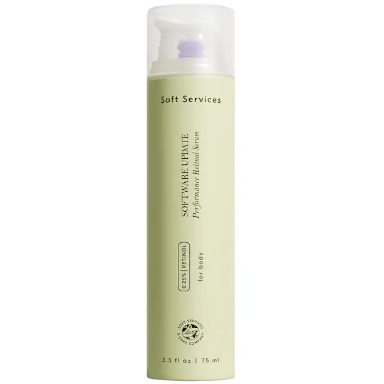 Soft Services Software Update Retinol Body Serum for Fine Lines and Crepiness, Beige
