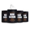 Body Prescriptions Mens Exfoliating Body Scrub  Ultimate Skin Cleansing Wash in Jar with Twist-Top Lid, For All Skin Types, 21 Ounce (Pack of 4), Mahogany view 1