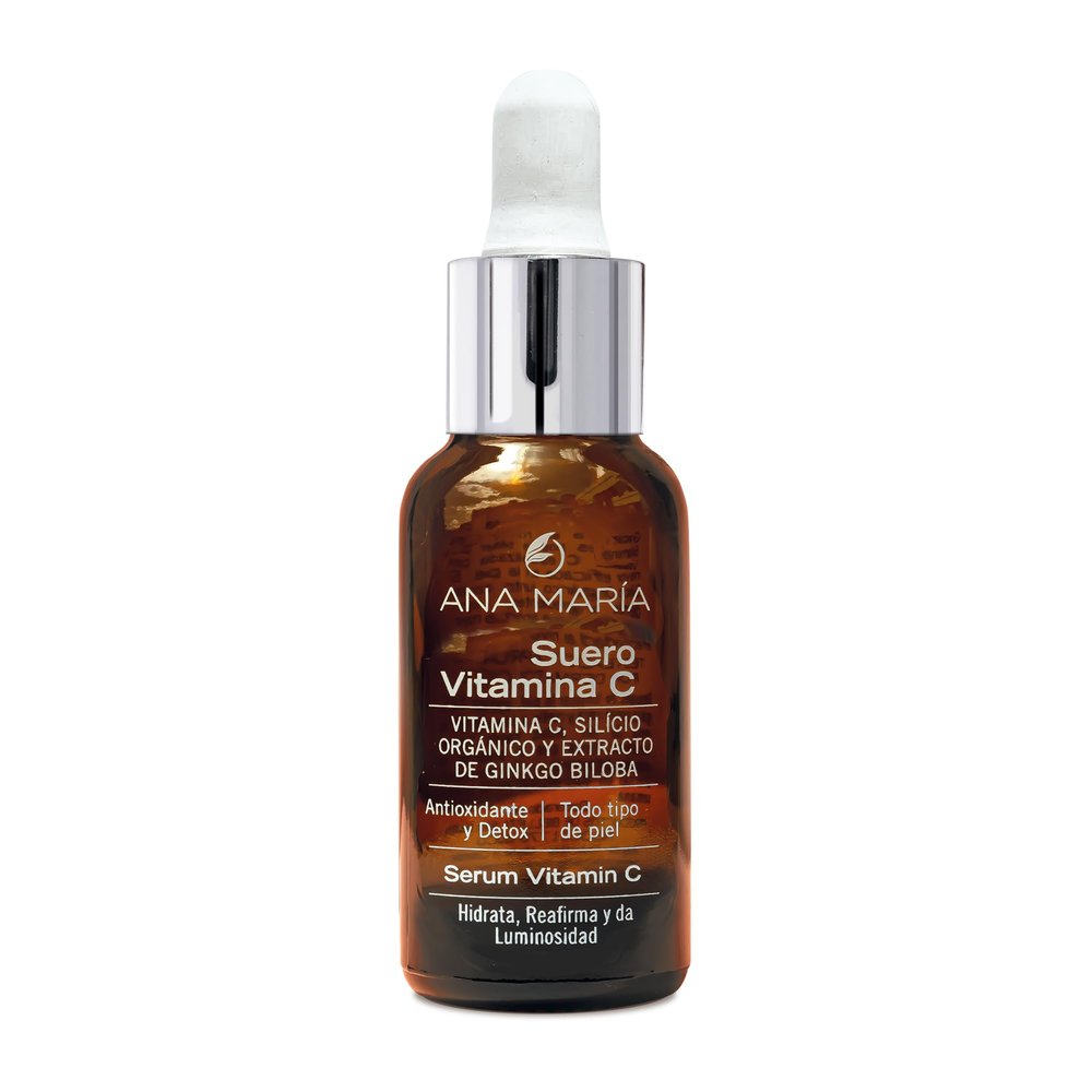 Ana Maria Cosmeticos Antioxidant and Detox Vitamin C Serum for All Skin Types | Vitamin C Serum All type Skins 1.02oz-30mL