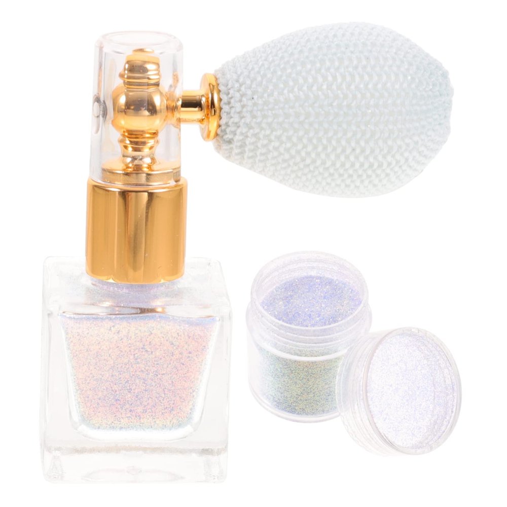 BIUDECO Glitter Spray Set 2PCs Highlighter Makeup Body Shimmer for Special Look