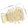 BIUDECO Ponytail Holder Clip for Women Hair Clamp Decorative Hair Clip for Styling for Parties Daily Wear Makeup and Travel Jaw Design view 4