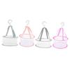 Hohopeti 4pcs Hanging Drying Net for Makeup Sponges and Brushes Cosmetic Tool Holder Durable Mesh Rack for Bathroom and Laundry for Organizing Items Grey Pink Matcha view 1