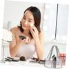 Hohopeti 4pcs Hanging Drying Net for Makeup Sponges and Brushes Cosmetic Tool Holder Durable Mesh Rack for Bathroom and Laundry for Organizing Items Grey Pink Matcha view 2