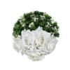 Blooming Artificial Flowers Hair Buns for Wedding, Party, and Other Occassions view 1