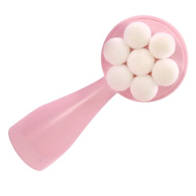 Ipetboom Double-Sided Facial Cleansing Brush Soft Silicone Scrubber for Deep Exfoliation and Gentle Massaging for Sensitive Skin and Makeup Removal Handheld Tool for Women and Men