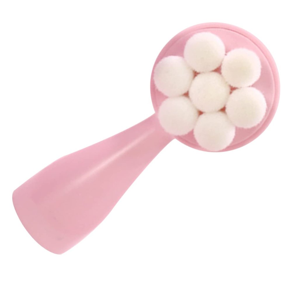 Ipetboom Double-Sided Facial Cleansing Brush Soft Silicone Scrubber for Deep Exfoliation and Gentle Massaging for Sensitive Skin and Makeup Removal Handheld Tool for Women and Men