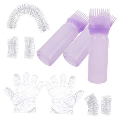 Ipetboom Hair Dye Kit Splat Hair Lightener Root Comb Applicator Bottle Salon Tools Accessories