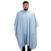 Barber Strong The Barber Cape Haircut Cover for Men, Hair Repelling and Static-Reducing Material, Flexible Elastic Neckband, Water Resistant Fabric, Oversized for Complete Coverage - Arctic Blue view 1