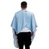 Barber Strong The Barber Cape Haircut Cover for Men, Hair Repelling and Static-Reducing Material, Flexible Elastic Neckband, Water Resistant Fabric, Oversized for Complete Coverage - Arctic Blue view 2