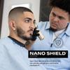 Barber Strong The Barber Cape Haircut Cover for Men, Hair Repelling and Static-Reducing Material, Flexible Elastic Neckband, Water Resistant Fabric, Oversized for Complete Coverage - Arctic Blue view 4