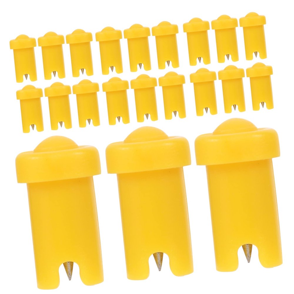 Beatifufu 100pcs Eyelash Glue Bottle -blocking Needles Premium Essential Tools for Eyelash Extensions for Salons Home Use Avoid Glue Clogging