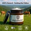 Beef Tallow for Skin | NAKED TALLOW BALM | 1 Ingredient - 100% Grass Fed Beef Tallow | Beef Tallow for Body & Face | Whipped & UNSCENTED for Sensititve Dry Skin, Babies, Eczema, Psoriasis(4oz) view 2