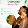 AFRIKI African Net Sponge  Exfoliating Body Scrubber, Black Owned & Rooted in Africa, All Skin Types | 45 in Long (Pink & Green) view 2