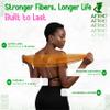 AFRIKI African Net Sponge  Exfoliating Body Scrubber, Black Owned & Rooted in Africa, All Skin Types | 45 in Long (Pink & Green) view 3