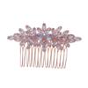 Beatifufu Rhinestone Hair Side Comb for Brides Elegant Wedding Hair Comb for Girls Unique for Weddings and Special Occasions view 1