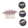Beatifufu Rhinestone Hair Side Comb for Brides Elegant Wedding Hair Comb for Girls Unique for Weddings and Special Occasions view 2