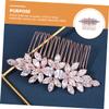 Beatifufu Rhinestone Hair Side Comb for Brides Elegant Wedding Hair Comb for Girls Unique for Weddings and Special Occasions view 4