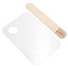 FRCOLOR 1set Stainless Steel Makeup Spatula for Mixing Foundation and Pigments Double-headed Cosmetic Tool for Professional and Home Use Easy to Clean Design view 1