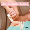 Baby Nail File - Colorful Mini Emery Board Gentle Care Nail Files Grooming Essentials Safe for Baby and Toddler view 2