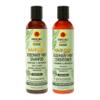 Hair Gro Rosemary Mint Shampoo & Conditioner Set - Jamaican Black Castor Oil Blend. Gently Cleanse, Moisturize, Refresh Scalp & Repair Damaged Hair. Organic Formula Nourish, Soften, Strengthen Hair view 1